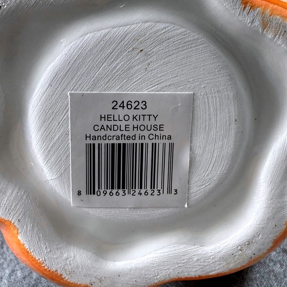 Hello Kitty Halloween Pumpkin Candle House NWT Blue Sky Clayworks Sanrio - Picture 6 of 8